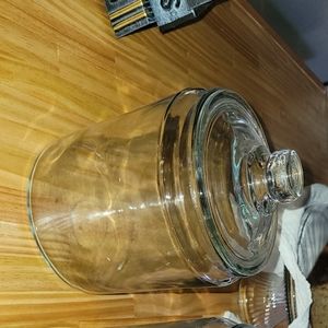2 Glass jars